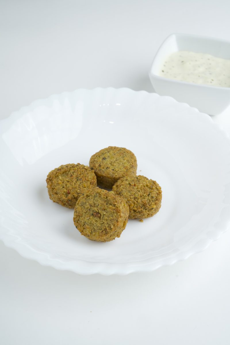 High Protein Meals Falafel and Dip