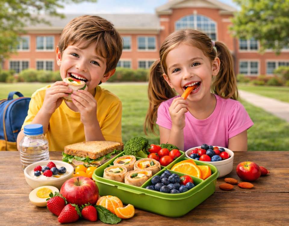 Healthy Lunch Boost Growing Bodies