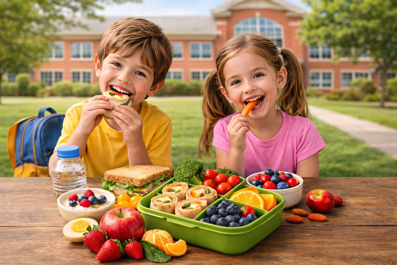 Healthy Lunch Boost Growing Bodies